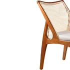 Cadeira Para Mesa De Jantar Crow 50cm Madeira Maciça | Linho